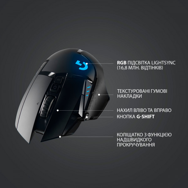 Фото - Мышь беспроводная игровая Logitech G502 Lightspeed Wireless (910-005567)