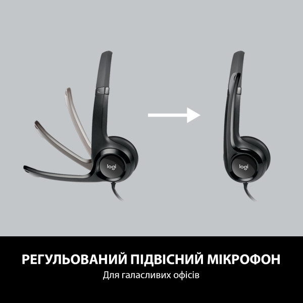 Фото - Гарнітура дротова Logitech H390 (981-000406)