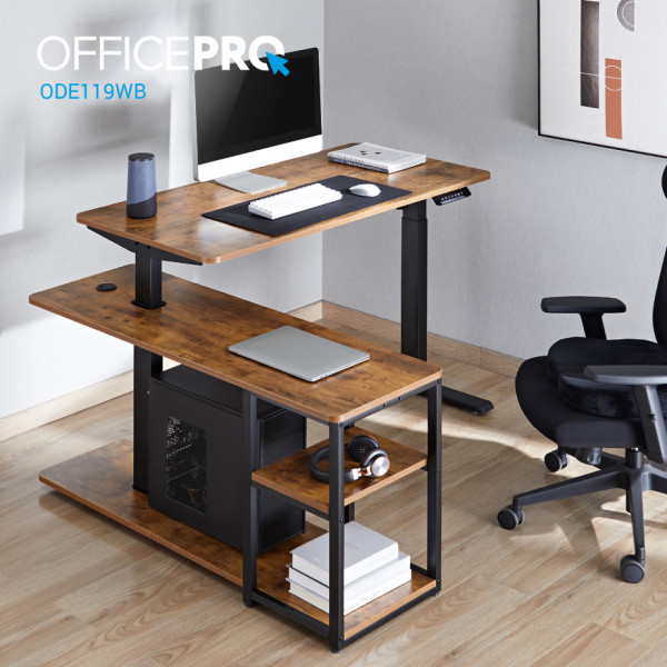 Фото - Стіл комп'ютерний OfficePro ODE119WB