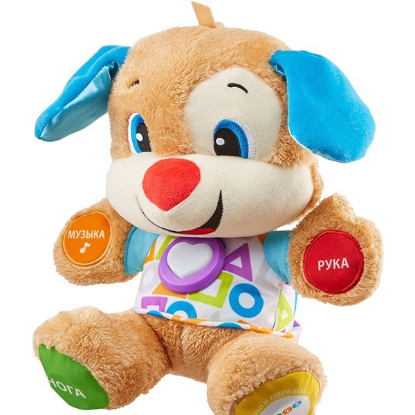 Фото - Интерактивное животное Fisher-Price Ученый щенок с технологией Smart Stages обновл. (рус.) (FPN77)