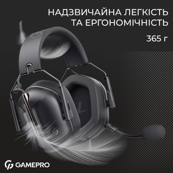 Фото - Гарнітура дротова ігрова GamePro Genesis Hunter (HS1350B)