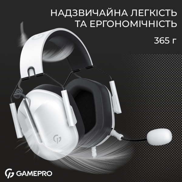 Фото - Гарнітура дротова ігрова GamePro Genesis Hunter (HS1350W)