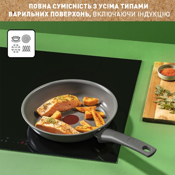 Фото - Уцінка - Сковорода універсальна Tefal C4260443 Renewal 24 см