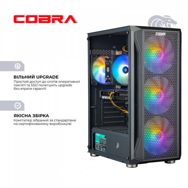 Фото - Системний блок Cobra Gaming (A36.16.H1S5.36.F2882)