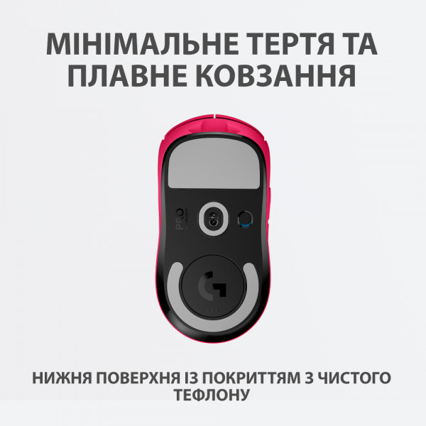 Фото - Миша бездротова ігрова Logitech G Pro X Superlight Magenta (910-005956)