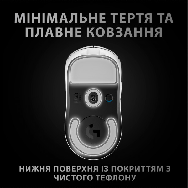 Фото - Миша бездротова ігрова Logitech G Pro X Superlight White (910-005942)