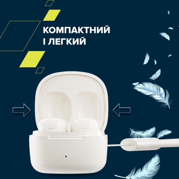 Фото - Навушники вкладиші бездротові TWS Canyon OnGo 4 mini TWS Beige (CNS-TWS4BE)