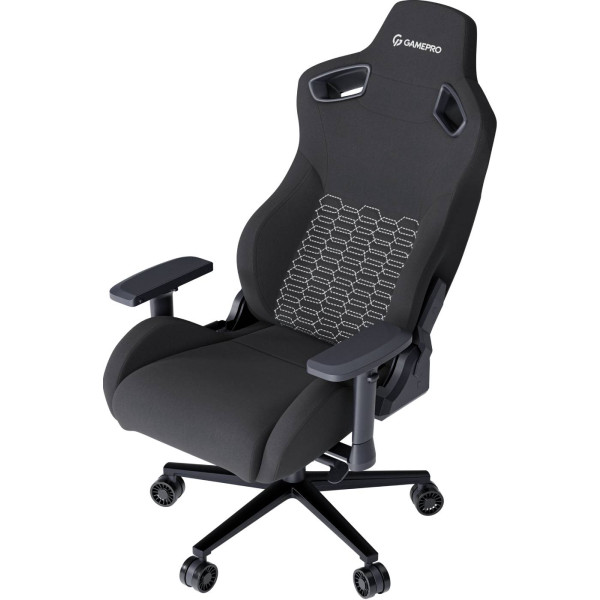 Фото - Крісло для геймерів GamePro Size XL Fabric Black (GC900B)