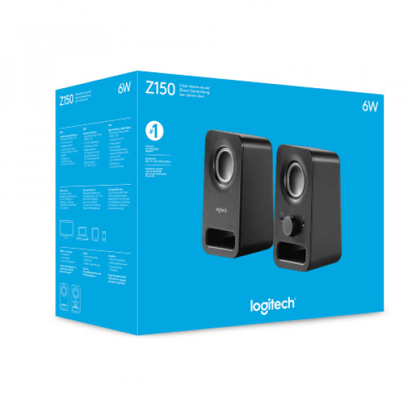 Фото - Комп'ютерна акустика компактна 2.0 Logitech Z150 Midnight Black