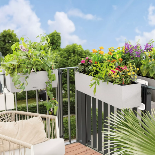 Фото - Вазон Lechuza Stone 100 графитово-черный 15436