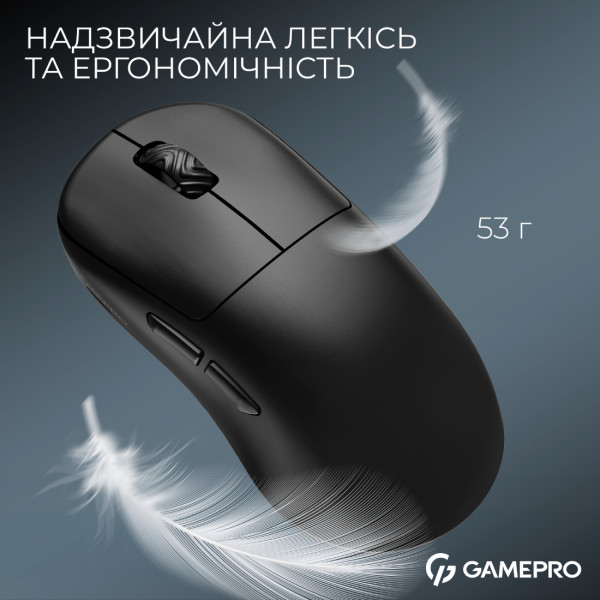 Фото - Мышь беспроводная игровая GamePro Asgard Loki Wireless RGB Black (GM022B) 