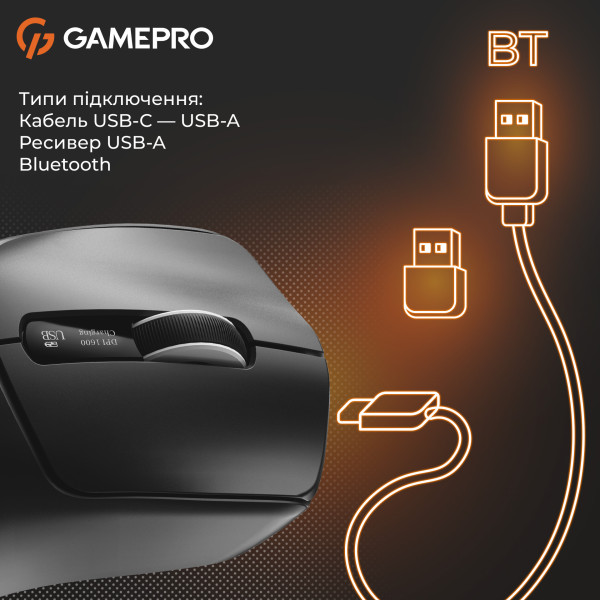 Фото - Миша бездротова ігрова GamePro Genesis Ranker (GM012B)