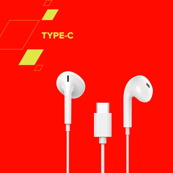 Фото - Навушники вкладиші дротові Canyon SEP-6 TYPE-C HiRes sound White (CNS-CEP6W)