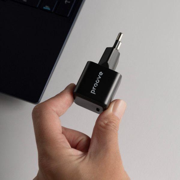 Фото - Сетевое зарядное устройство Proove Pocket GaN 25W (Type-C) black (WCPG25010201)