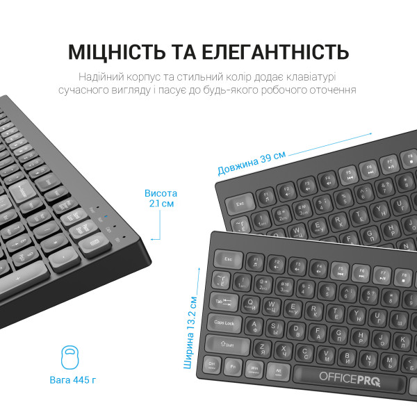Фото - Клавиатура беспроводная OfficePro SK985B