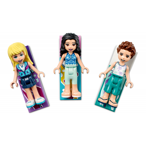 Фото - Конструктор LEGO Friends Лісовий будинок на колесах і вітрильника (41681)