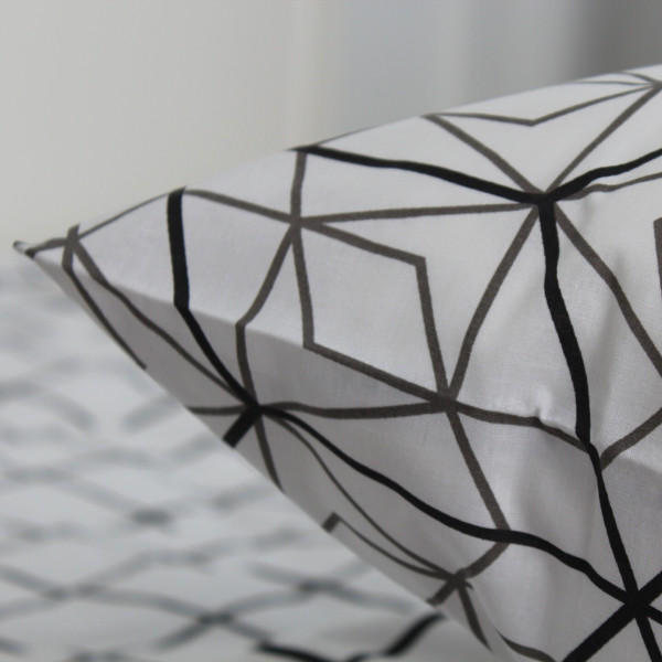 Фото - Наволочка ТЕП комплект 70х70 см Quadro Stars grey Rev (2-04245_32288)