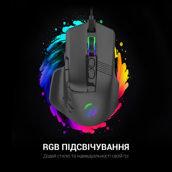 Фото - Миша дротова ігрова GamePro USB Black (GM560)