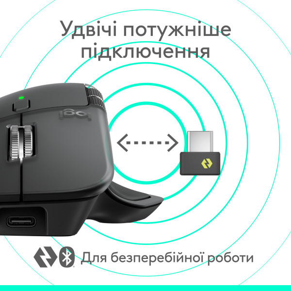 Фото - Миша бездротова Logitech MX Master 4 Performance Graphite (910-007562)