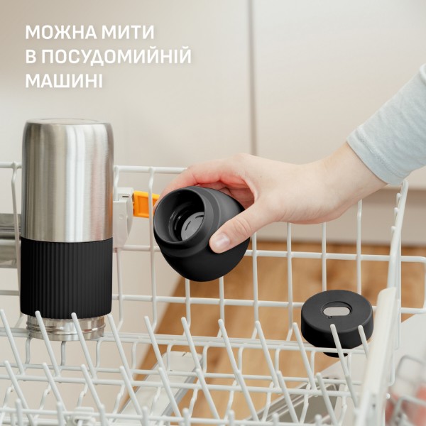 Фото - Термобутылка Tefal N2193710 BeYou Twist Screw Lid 0,5 л чёрная