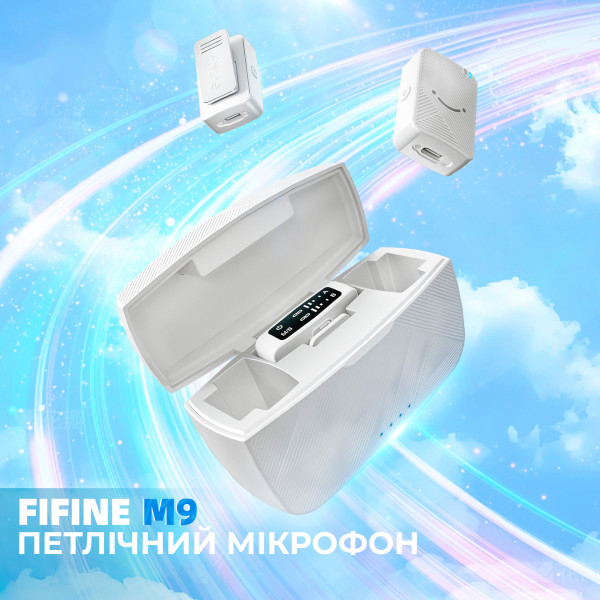 Фото - Мікрофон для смартфона Fifine M9W White