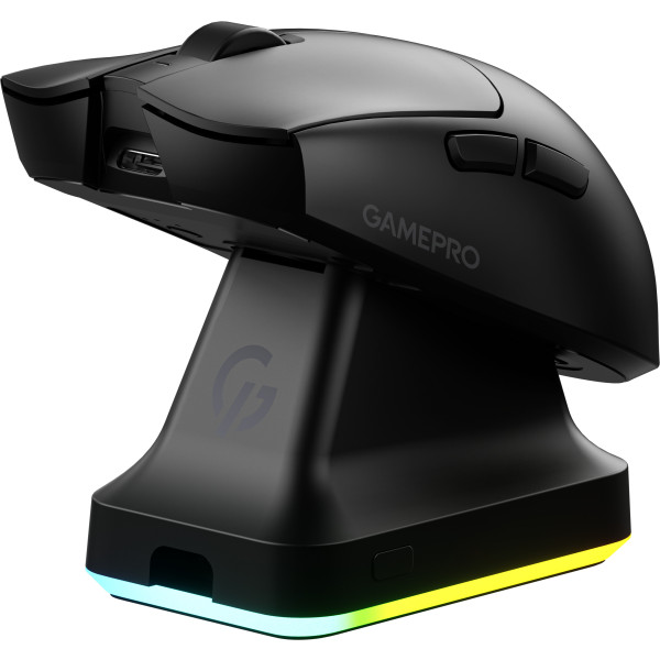 Фото - Миша бездротова ігрова GamePro Genesis Wizard Wireless/Bluetooth/USB PixArt PAW3311 Sensor Black (GM160B)
