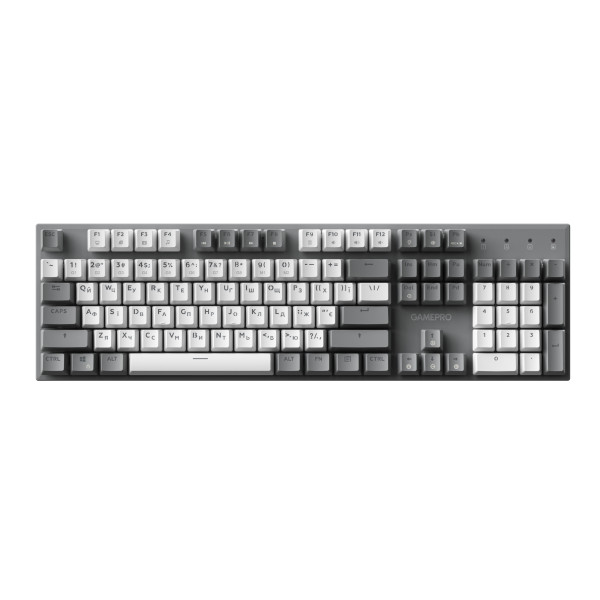 Фото - Клавіатура дротова ігрова GamePro Genesis Metallic Outemu Red Swithes USB Gray (MK144G)
