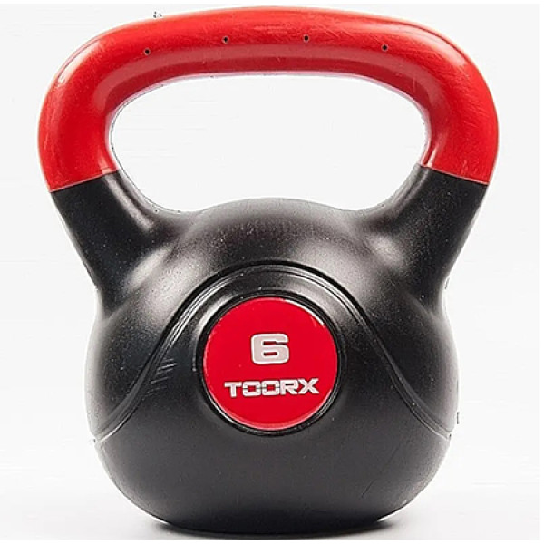 Фото - Гиря Toorx PVC 6 кг Black/Orange (KRP-6) Фото - Гиря Toorx PVC 6 кг Black/Orange (KRP-6)