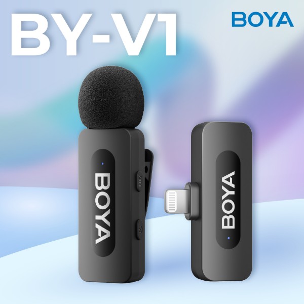 Фото - Мікрофон для смартфона Boya BY-V1 Lightning Black
