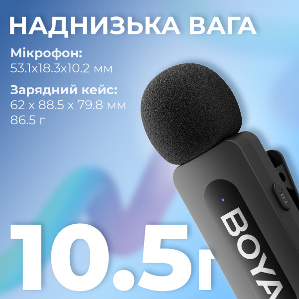 Фото - Микрофон для смартфона Boya BY-V30 Type-C Black