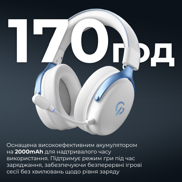 Фото - Гарнитура беспроводная игровая GamePro Asgard Skadi (HSW191WB)