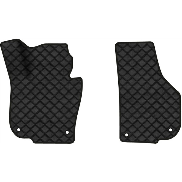 Фото - Коврики из экокожи в салон авто передние EVAtech для Superb (B6) Skoda 2008-2015 2 поколение Sedan EU (SK3221AE2AV4BBB)