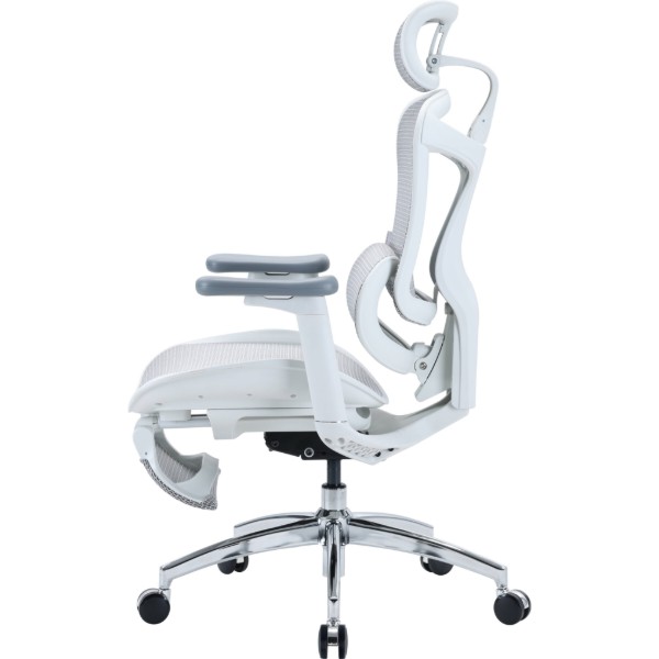 Фото - Крісло офісне Sihoo DORO C300L Mesh White with footrest (DORO-C300L-A3-102-JT)