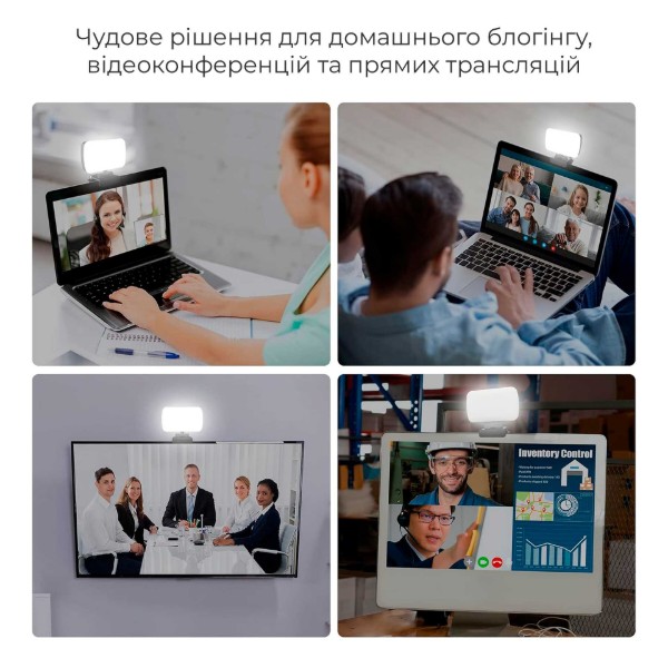 Фото - Лампа для монітора OfficePro для стримів та відеоконференцій SL380B Black