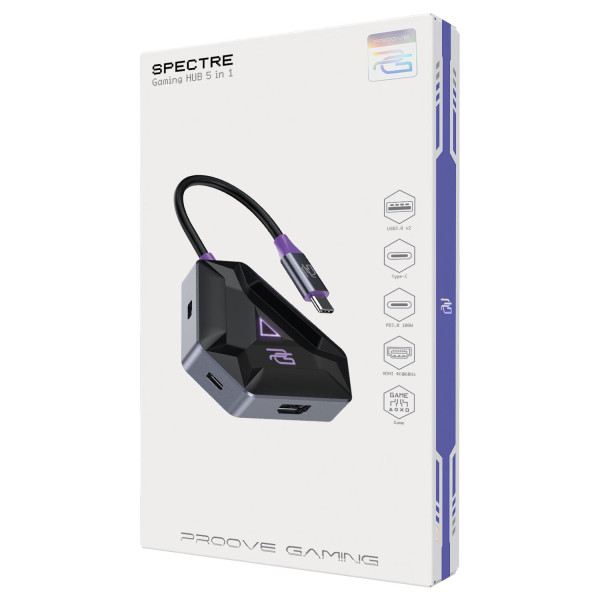 Фото - Хаб USB Proove Gaming Spectre Dark Gray (HBPG10221205)