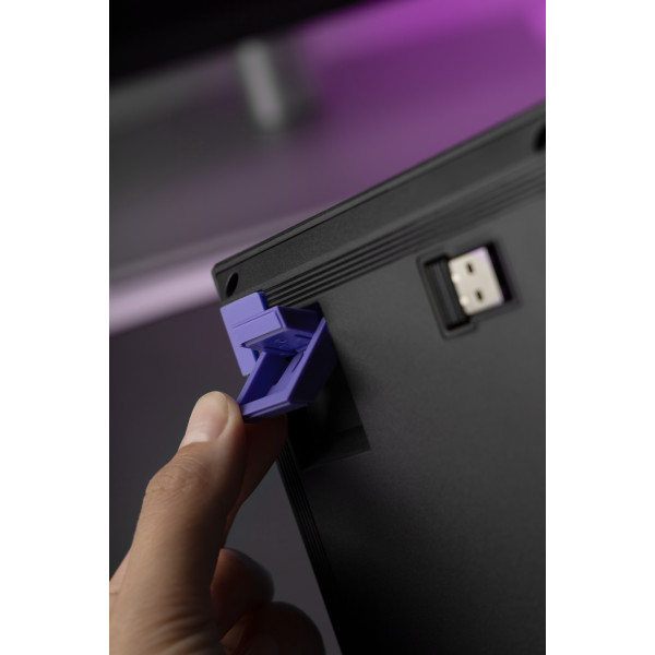 Фото - Клавіатура бездротова ігрова Proove Gaming Slicker Pro  (Ukraine Layout) Black/Purple (WKSLP0022416)