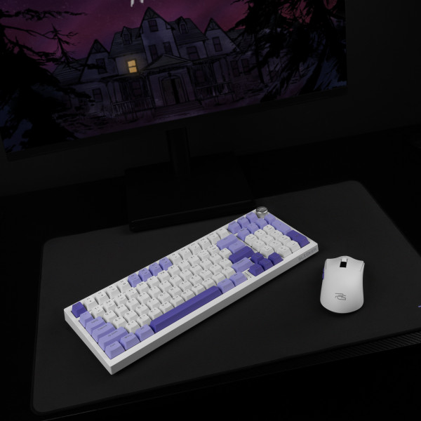 Фото - Клавіатура бездротова ігрова Proove Gaming Slicker (Ukraine Layout) White (WKSL00022402)