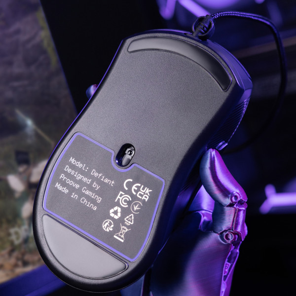 Фото - Миша дротова ігрова Proove Gaming Defiant Black (CMDE00000102)