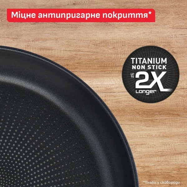 Фото - Набір посуду Tefal G732SB55 Duetto+ 11 пр