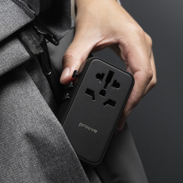 Фото - Переходник Евро 220В Proove Trip 85W Black (TATR85130001)