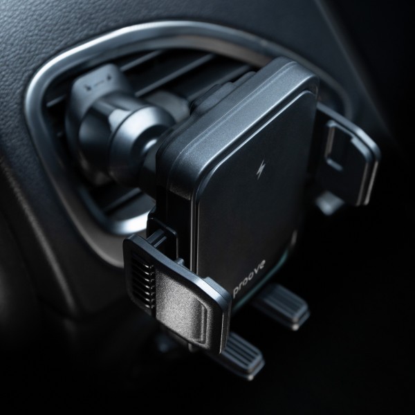 Фото - Автотримач з бездротовою зарядкою Proove Sonic Pro 15W Black (WHSP15002001)