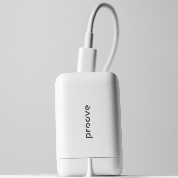 Фото - Сетевое зарядное устройство Proove Silicone Power 40W (Type-C + Type-C) White