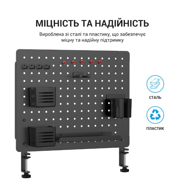 Фото - Настільна дошка-органайзер OfficePro DO1090B Black