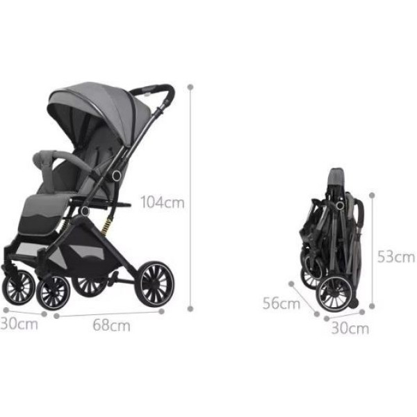 Фото - Коляска прогулянкова 525Baby Black