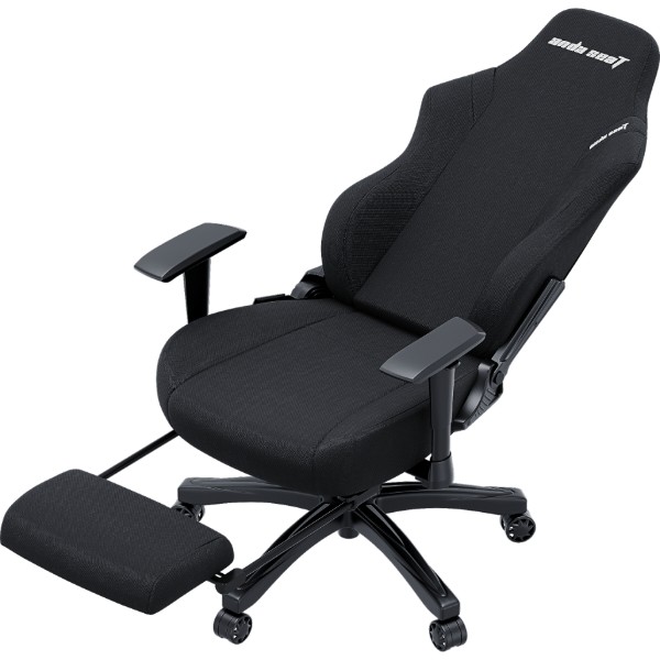 Фото - Крісло для геймерів Anda Seat Luna Pro Size L Black Fabric (AD18T-44-B-F)