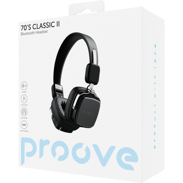 Фото - Навушники накладні бездротові Proove 70's Classic II (HPCL20010001)