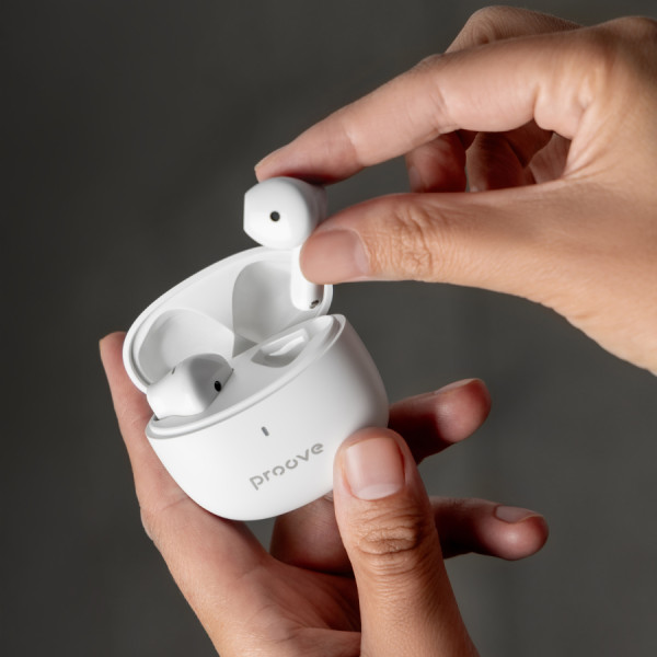 Фото - Навушники вкладиші бездротові TWS Proove Intro TWS (APP) White (TWYP53002202)