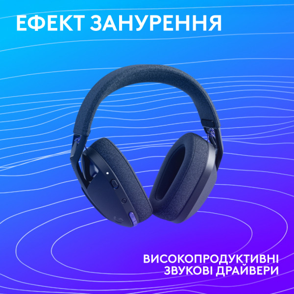 Фото - Гарнітура бездротова ігрова Logitech G321 LightSpeed Black (981-001563)