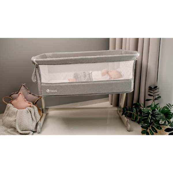 Фото - Кроватка детская прямоугольная Lionelo Theo Concrete