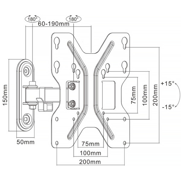 Фото - Кріплення для телевізора UniBracket BZ 11-22